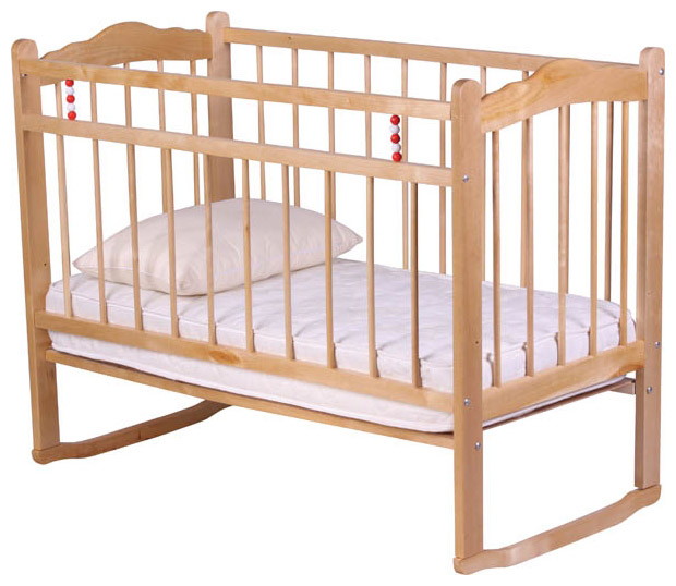 Детская кроватка Уренский леспромхоз Ладушка качалка 120x60 см