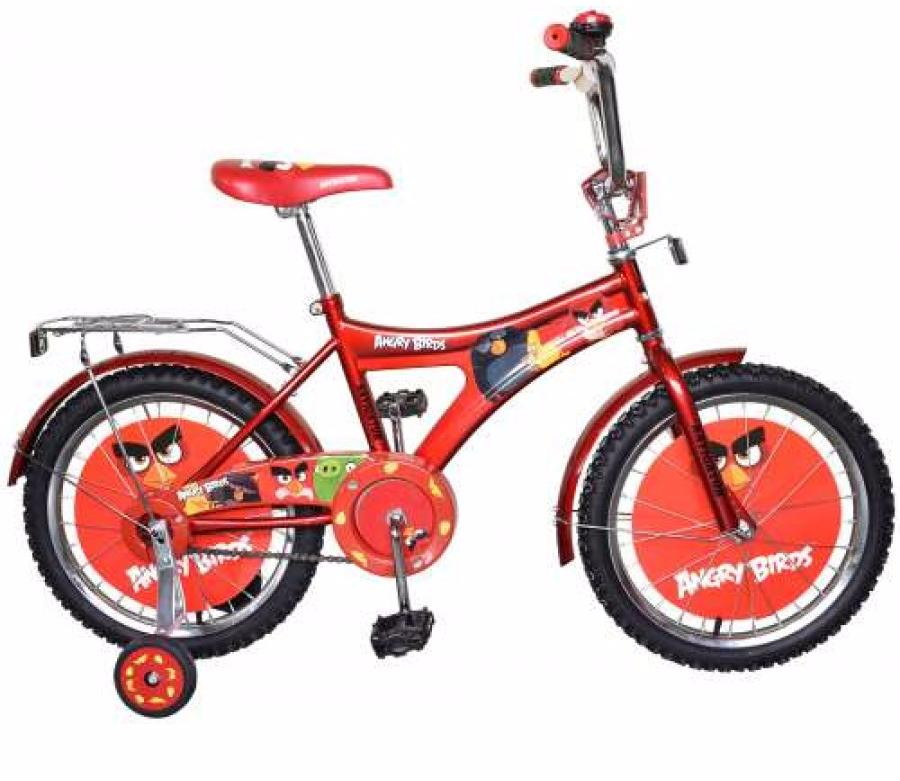 Детский велосипед 16д. Navigator Angry Birds,  AB-1-тип, красный ВН16104