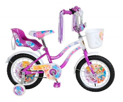 Детский велосипед 14д. Navigator WINX, T2-тип, фиол/бел ВН14151КК