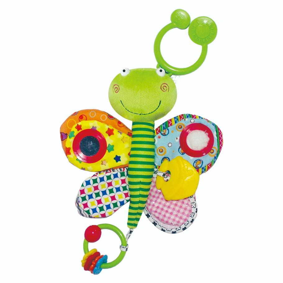 Мягкая игрушка-подвеска Biba Toys Бабочка  30 см GD024D