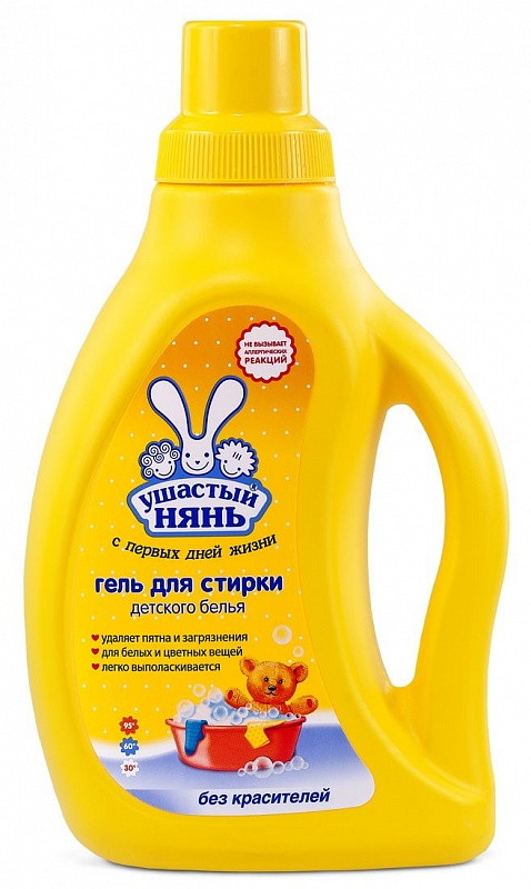 Жидкое средство Ушастый нянь для детского белья 750 мл.