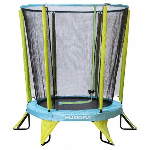 Батут Hudora Kindertrampolin Safety 140 с защитной сеткой 65611