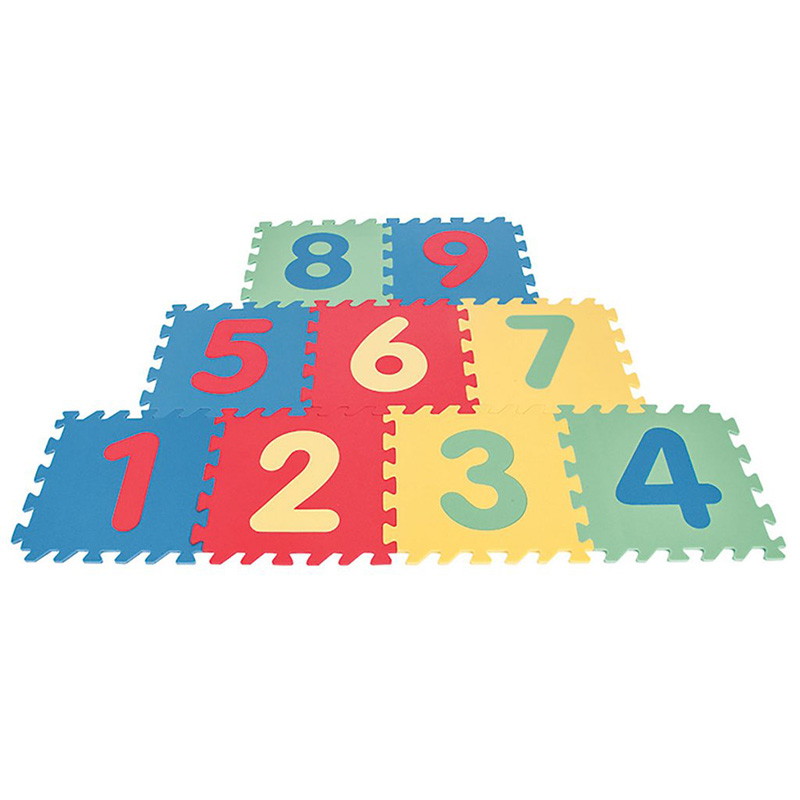 Детский игровой коврик Pilsan 9-ти секционный с цифрами