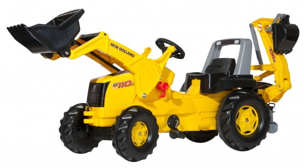 Детский трактор педальный Rolly Toys rollyJunior NH Construction 813117