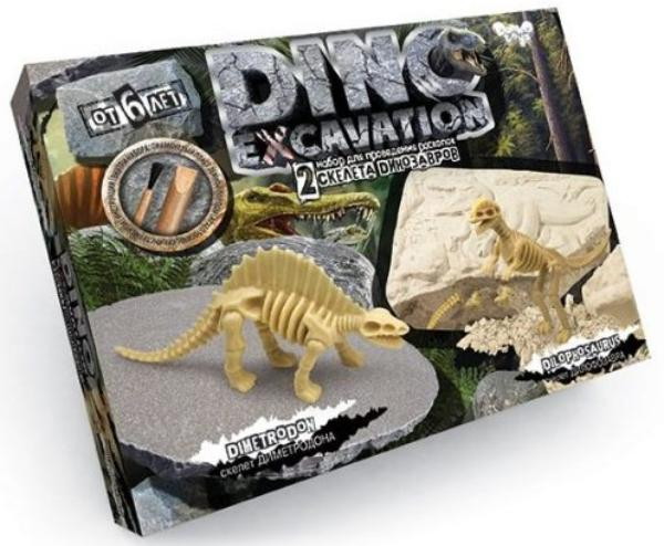 Детский набор для проведения раскопок Данко-Тойс Dino Excavation Динозавры 322807