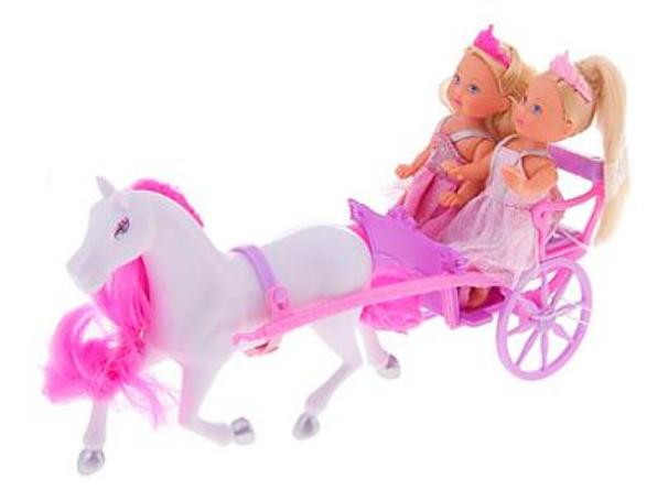 Куклы Simba Еви принцессы и лошадь 5736646