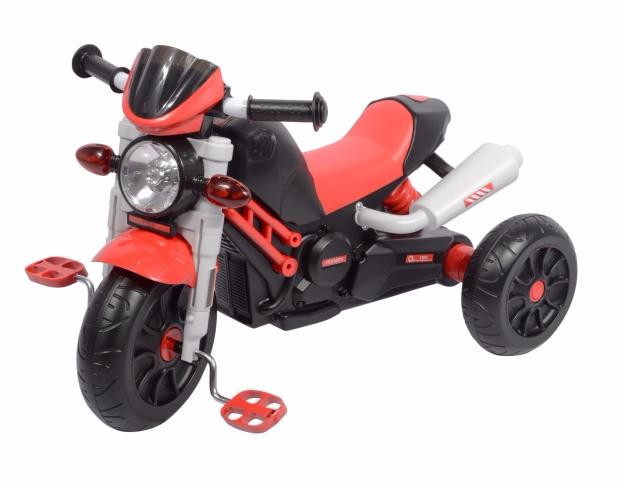Детский 3х колёсный велосипед 1Toy Мотоцикл, Красный Т59702