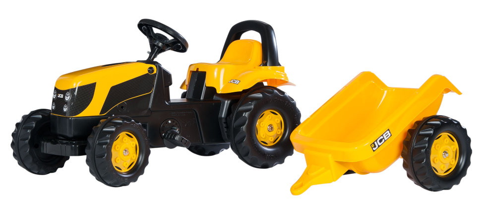 Трактор педальный Rolly Toys Kid JCB 012619