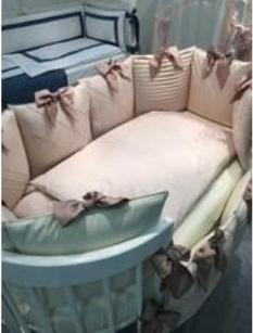 Комплект для овальной кроватки Marele Крем-брюле 10 пр. 460323-ов
