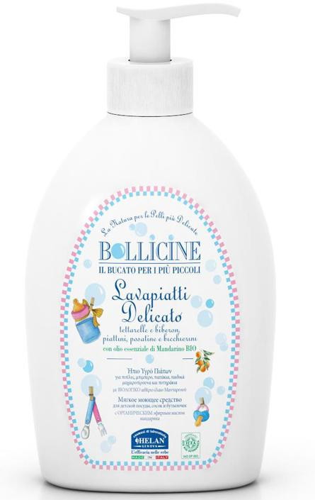 Натуральное средство Helan для мытья детской посуды Bollicine 500 мл 36P