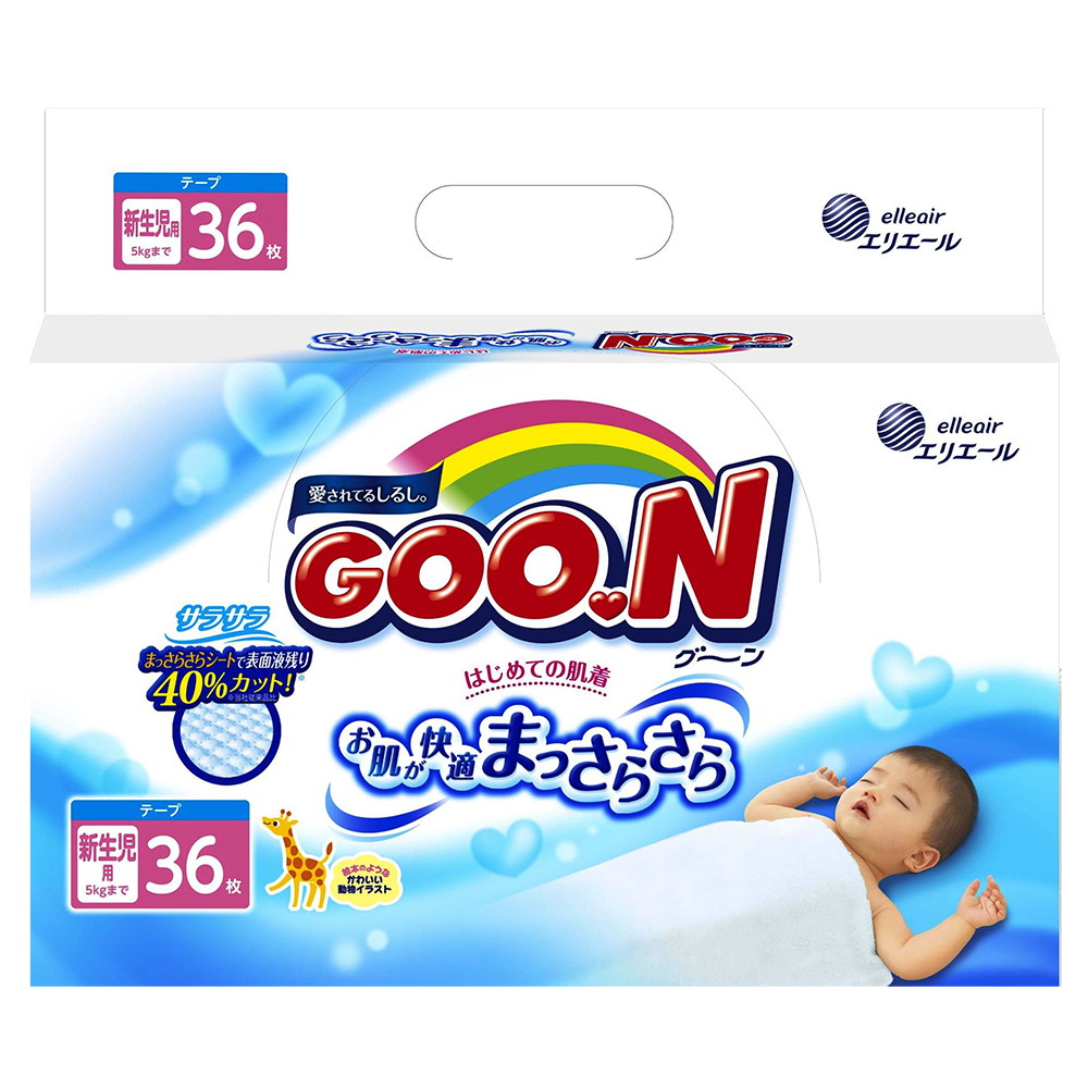 Подгузники Goon Newborn до 5 кг (36 шт.) NB