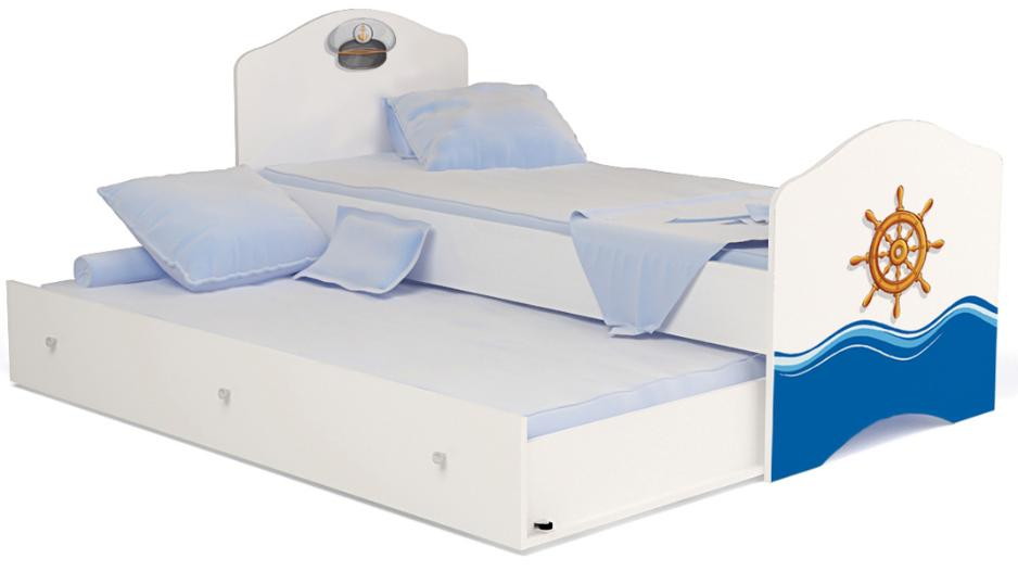 Детская подростковая кровать ABC-King Ocean без ящика для мальчика 160х90 см