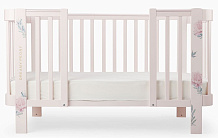 Комплект расширения для кроватки Happy Baby Mommy Love pink