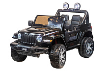 Детский электромобиль Toyland Jeep Rubicon черный краска