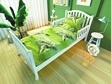Постельное белье для подростковой кровати Nuovita Стражи неба 2 предмета зеленый