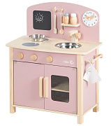 Детская игровая кухня Roba с аксессуарами розовый/натуральный