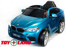 Детский электромобиль Toyland BMW X6M mini Синий краска