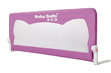 Барьер для кровати BabySafe Ушки 120х42 пурпурный