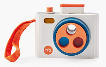 Детский фотоаппарат Happy Baby Funny Cam музыкальный 331914 белый