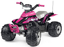 Детский электроквадроцикл Peg Perego Corral T-Rex 330w Розовый