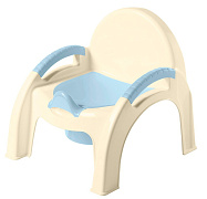 Детский горшок-стульчик Пластишка NEW светло-голубой