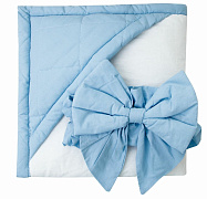 Конверт-одеяло на выписку AmaroBaby Lullaby стеганое голубой