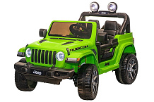Детский электромобиль Toyland Jeep Rubicon зеленый