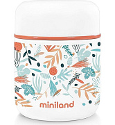 Детский термос для еды и жидкостей Miniland Silky Thermos Mini 280 мл Mediterranean