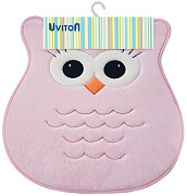 Детский коврик для ванной Uviton Owl розовый
