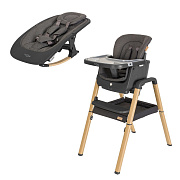 Стул Tutti Bambini для кормления High Chair Nova Grey/Oak 611010/3590B
