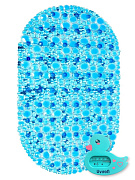 Детский коврик для ванной Uviton Ice and sun 67х38 см. синий