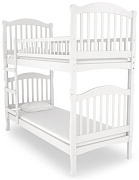 Детская двухъярусная кровать Nuovita Altezza Due Bianco/Белый