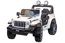 Детский электромобиль Toyland Jeep Rubicon белый