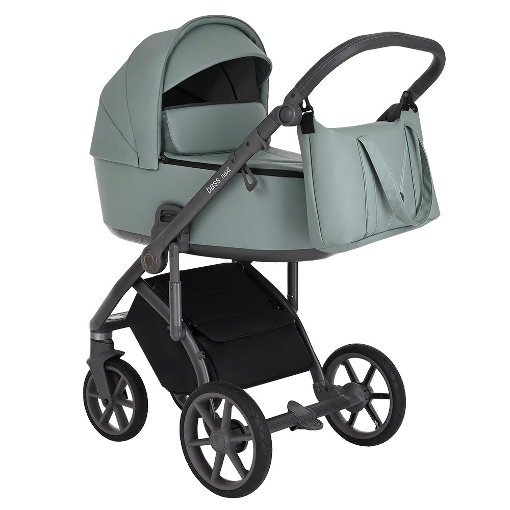 Детская коляска Roan Bass Next Кожа 2 в 1 RN085/1 Misti Mint