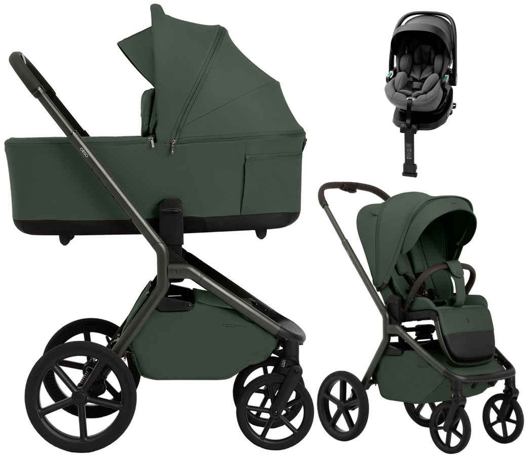 Коляска 4 в 1 Sweet Baby SBL Orso New + автокресло Premier Plus Grey Forest Green