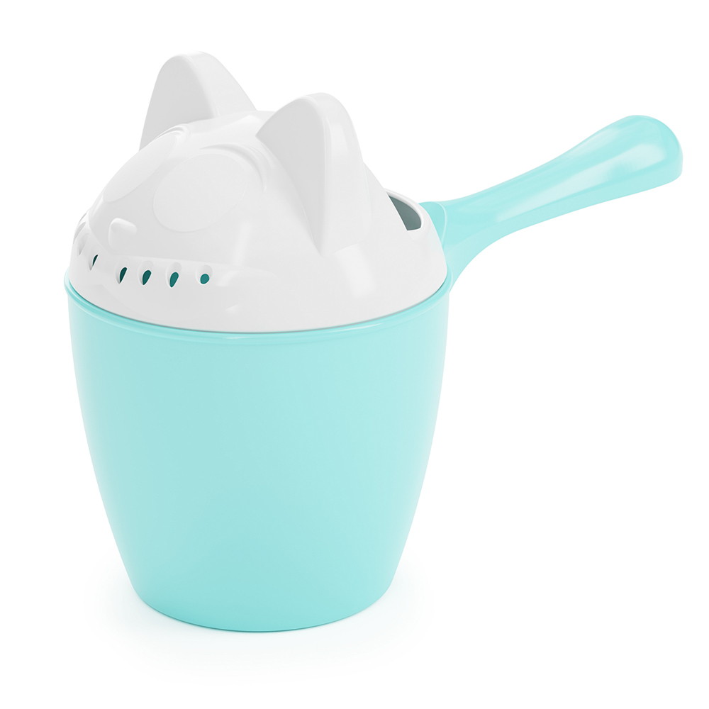 Ковш Альтернатива Котофей с крышкой голубой