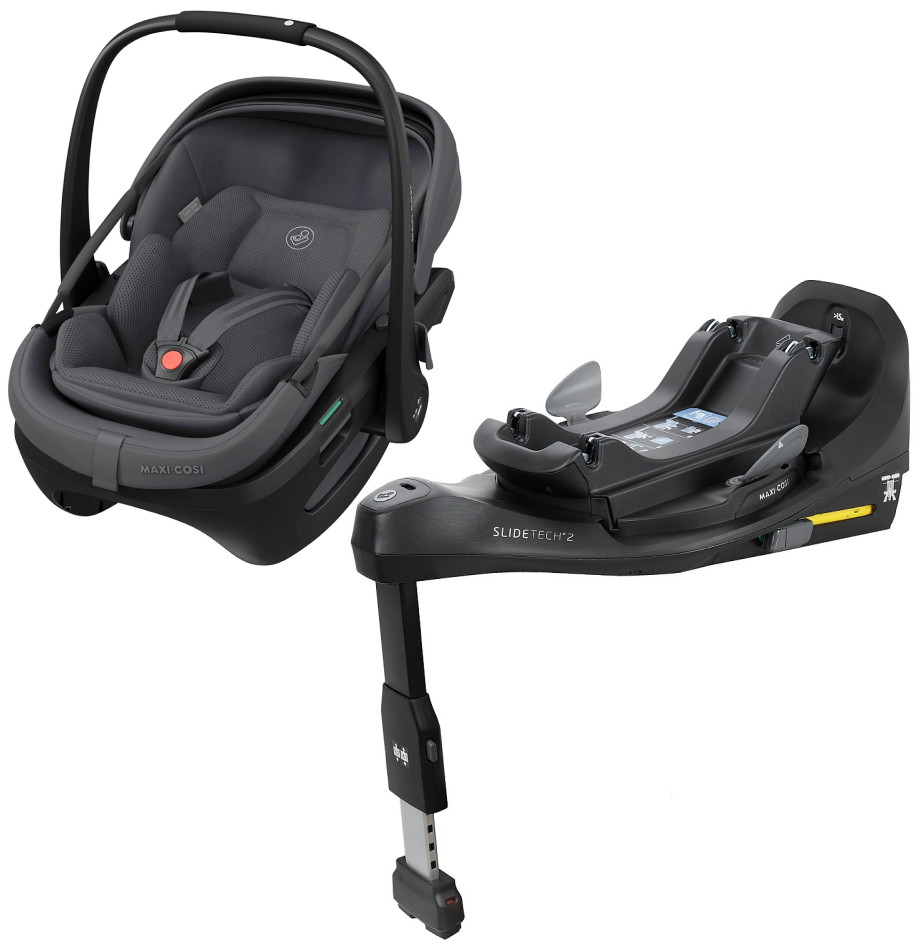 Автокресло Maxi-Cosi Coral Slide Pro с базой 8441083110 Moon Graphite/ Графитовый