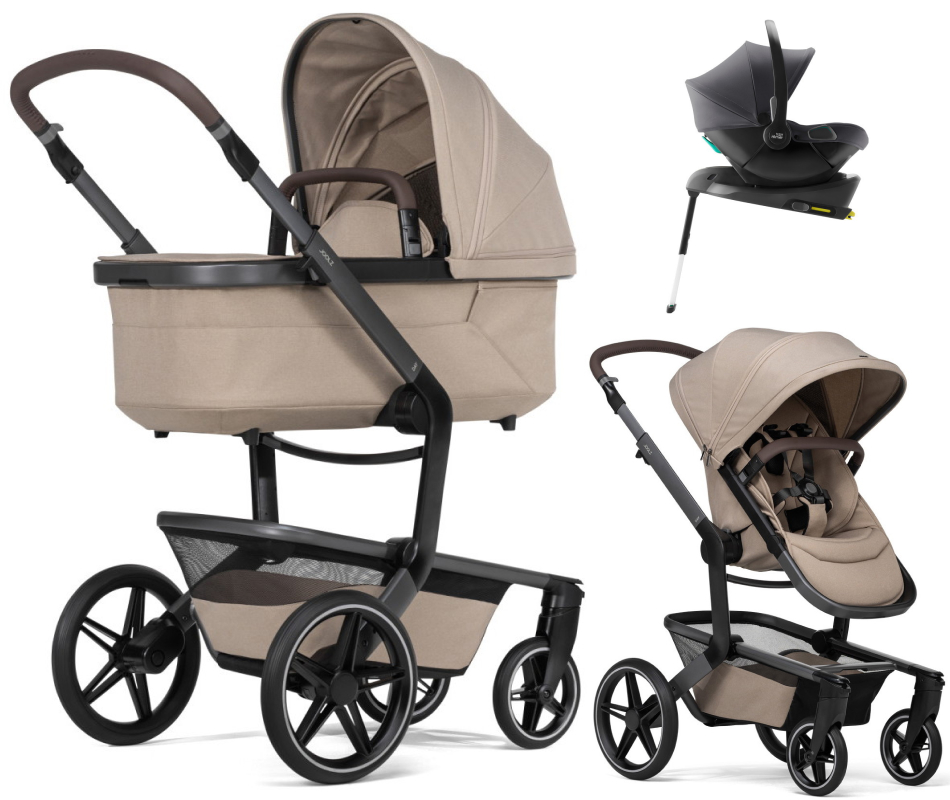 Детская коляска 4 в 1 Joolz Day 5 и автокресло Baby-Safe Core Midnight Grey2 и база Baby-Safe Core Sandy Taupe