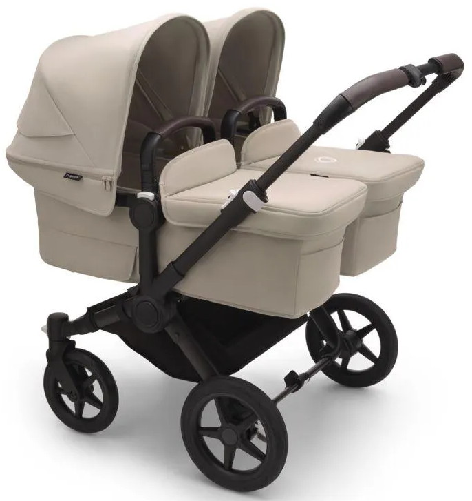 Коляска для двойни Bugaboo Donkey 5 Twin шасси Black Desert Taupe-Desert Taupe