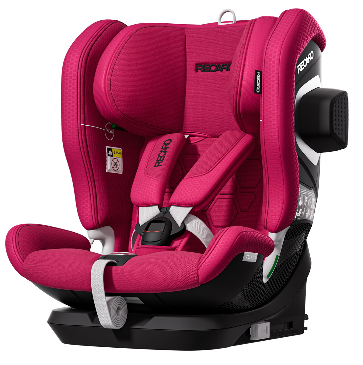 Автокресло Recaro Velix 1 (76-150 см, 9-36 кг) Розовый (Wow Pink)