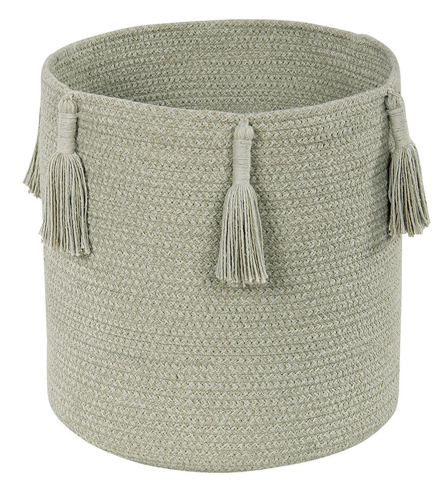 Корзина для игрушек Lorena Canals WOODY оливковая 30х30 см