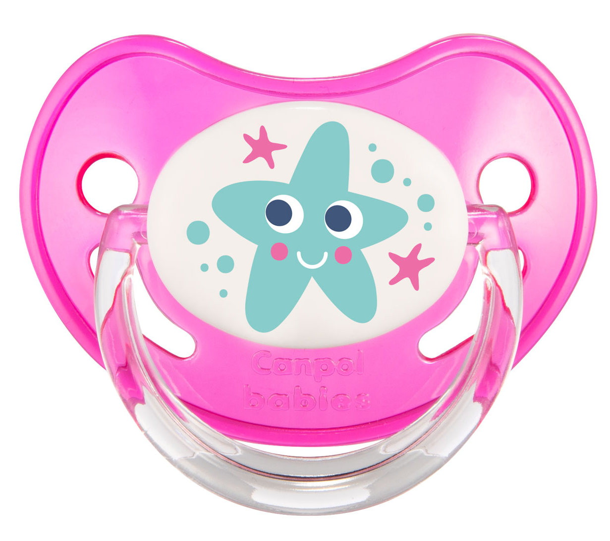 Пустышка силиконовая Canpol babies Love&sea ортодонтическая 0-6 мес 22/506 22/506_pin розовый
