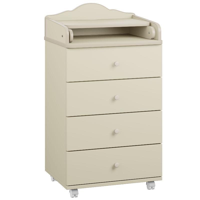 Детский пеленальный комод Briciola ЛДСП 60/4 слоновая кость