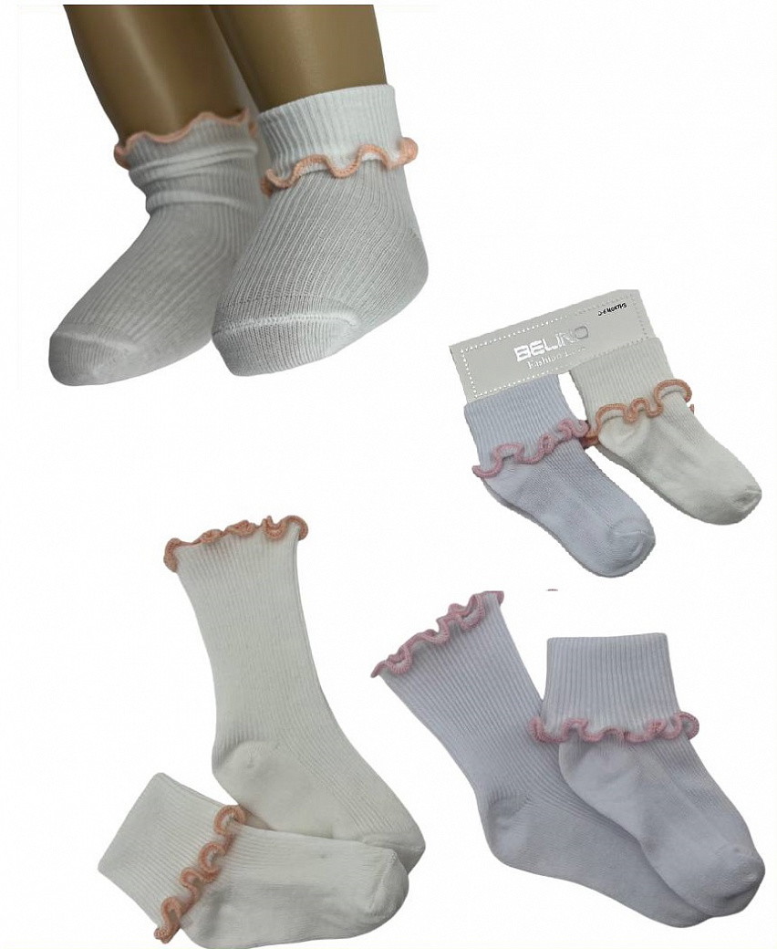 Носочки-гольфы Belino для девочки 2 пары 158000 J 10