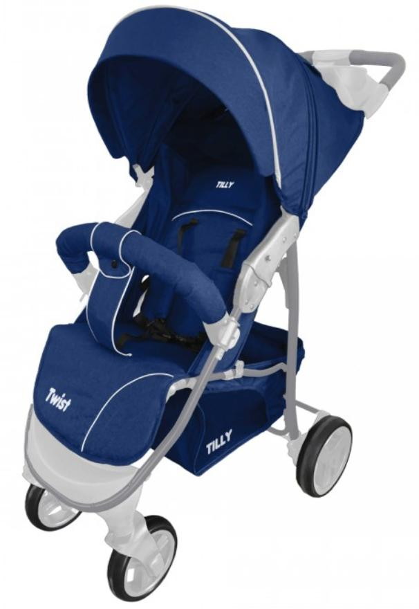 Детская прогулочная коляска Baby Tilly Twist T-164 Cobalt Blue