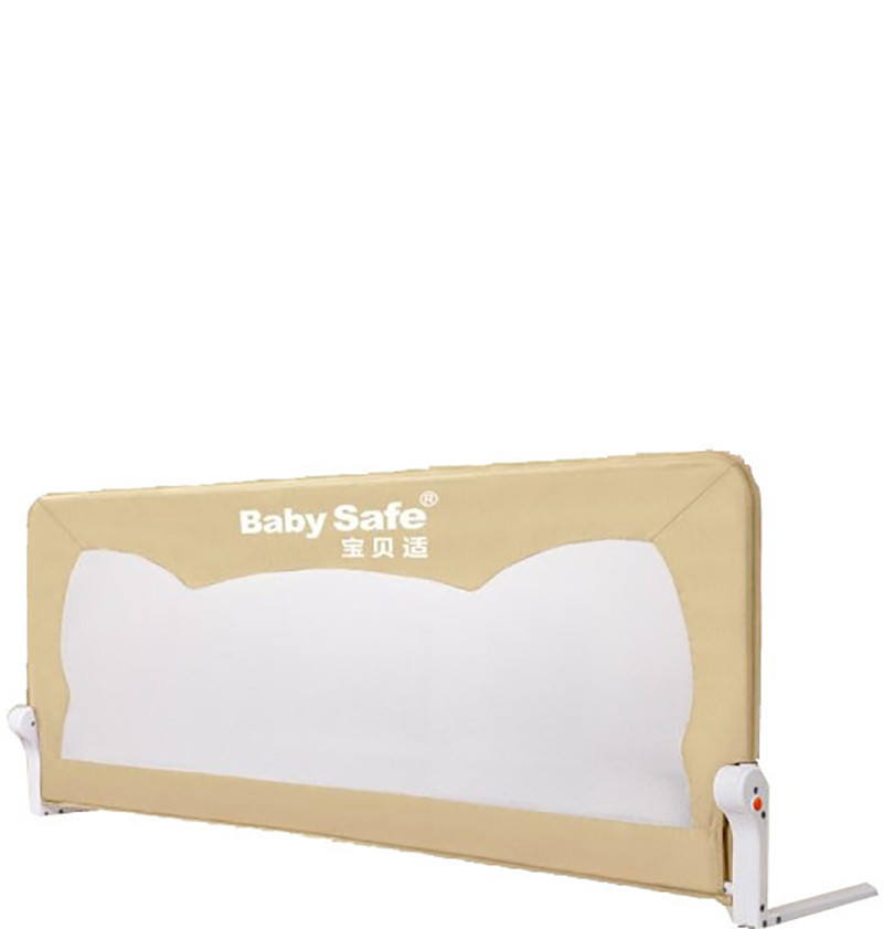 Барьер для кровати BabySafe Ушки 180х42 бежевый