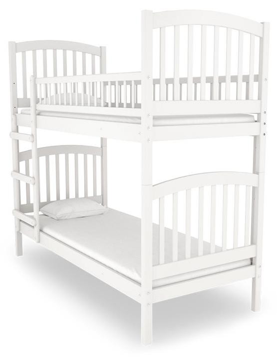 Детская двухъярусная кровать Nuovita Senso Due Bianco/Белый