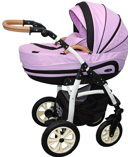 Детская коляска Gusio Briciola Carrera 3 в 1 03 фиолетовый