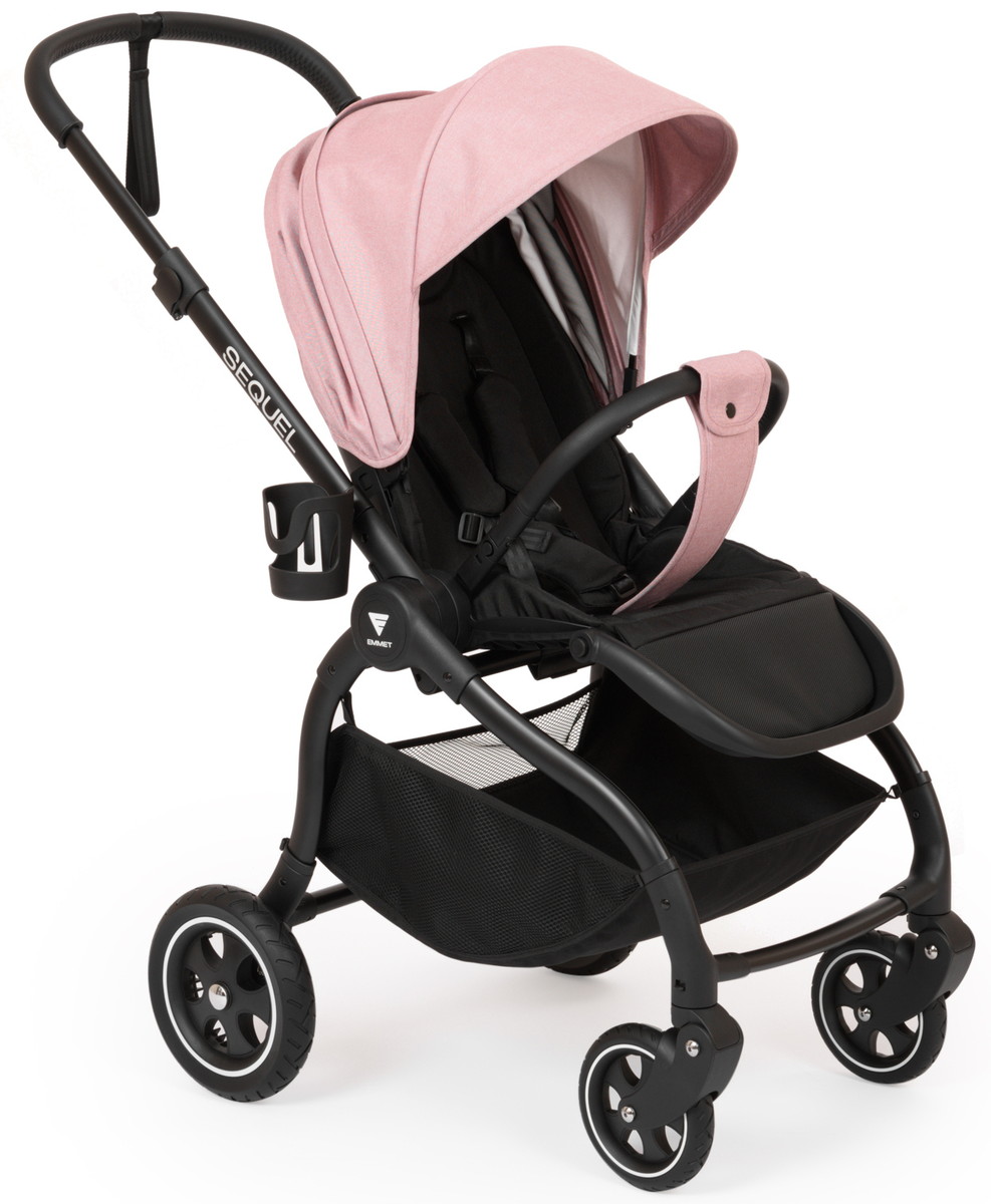 Детская прогулочная коляска Emmet Sequel SQL-04 Розовый / (Pink)