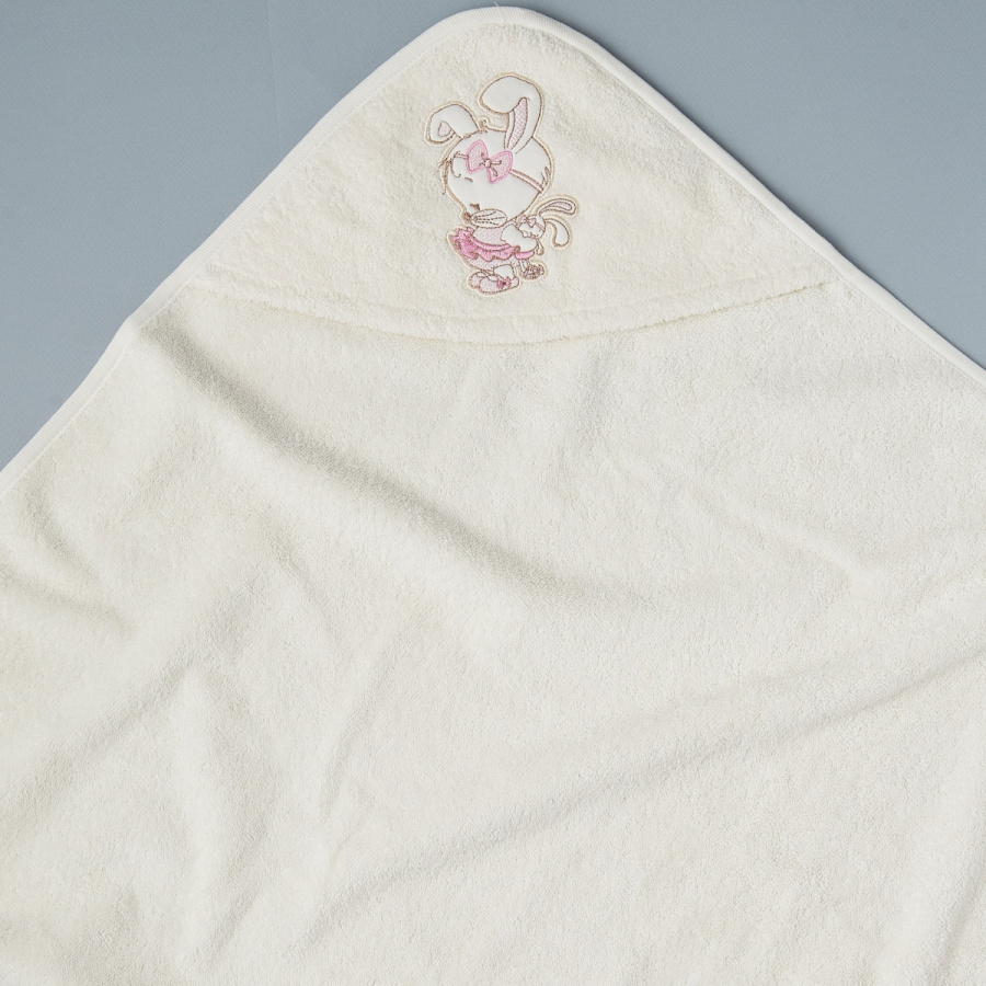 Пелёнка с уголком Little Star Лапочка дочка 100х100 6165 (ЧЗ-мз) крем